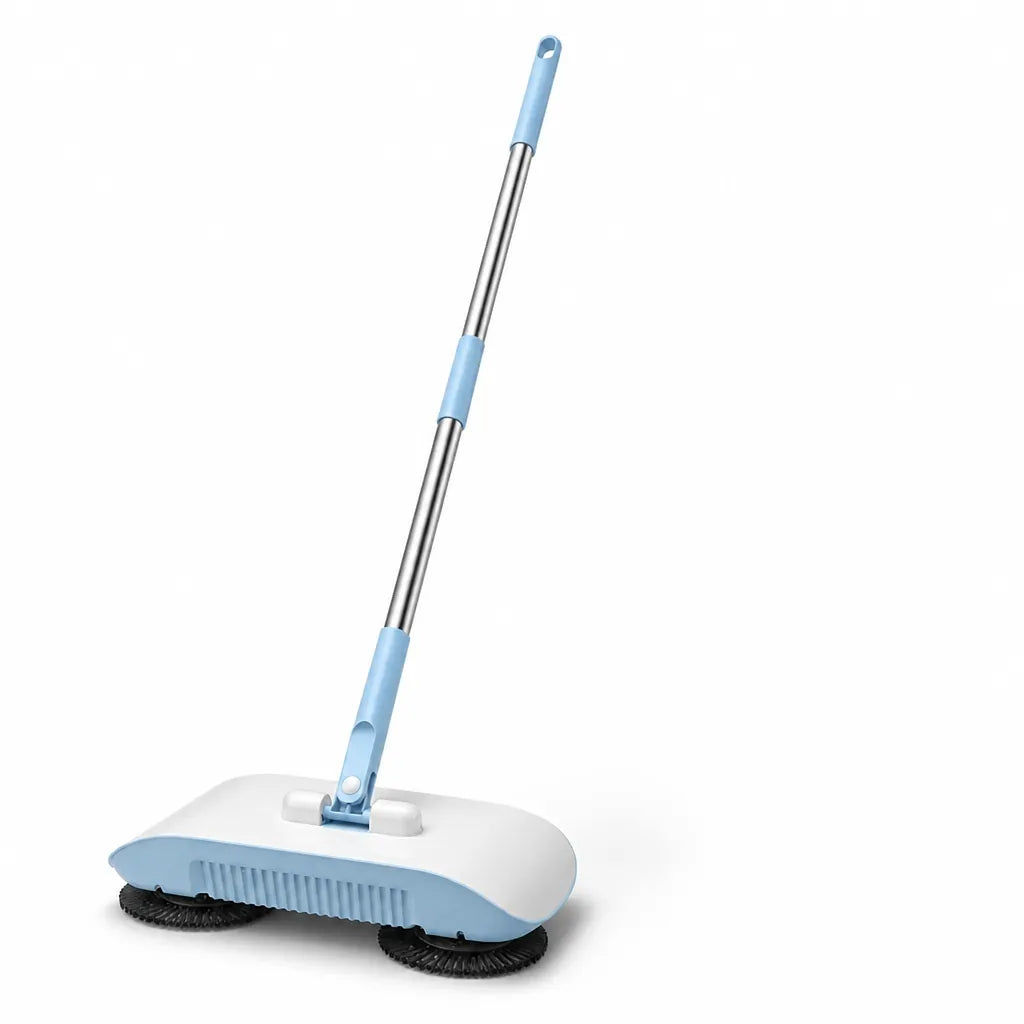 Floor Mop 3-In-1 Swivel Head Adjustable Stainless Steel Handle