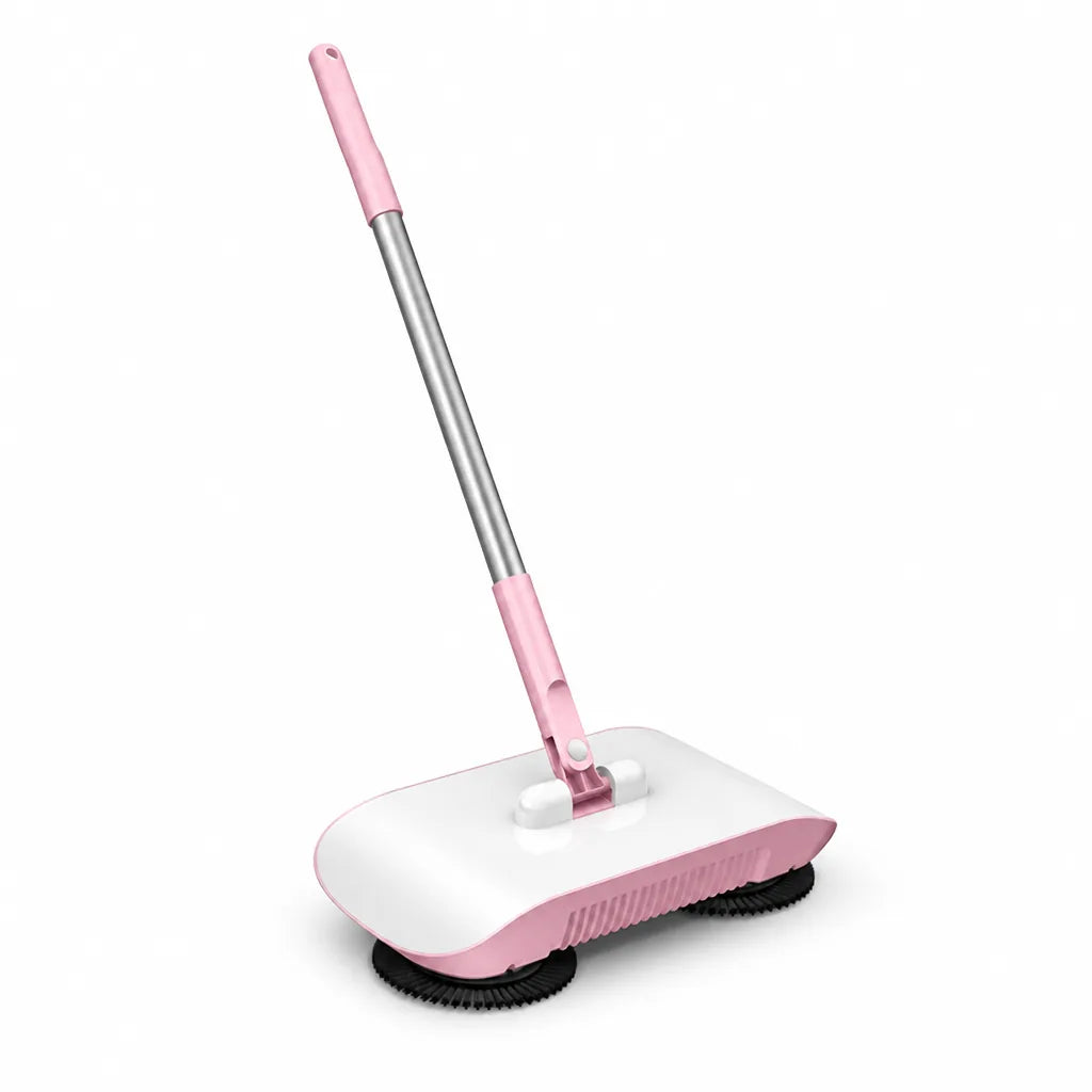 Floor Mop 3-In-1 Swivel Head Adjustable Stainless Steel Handle