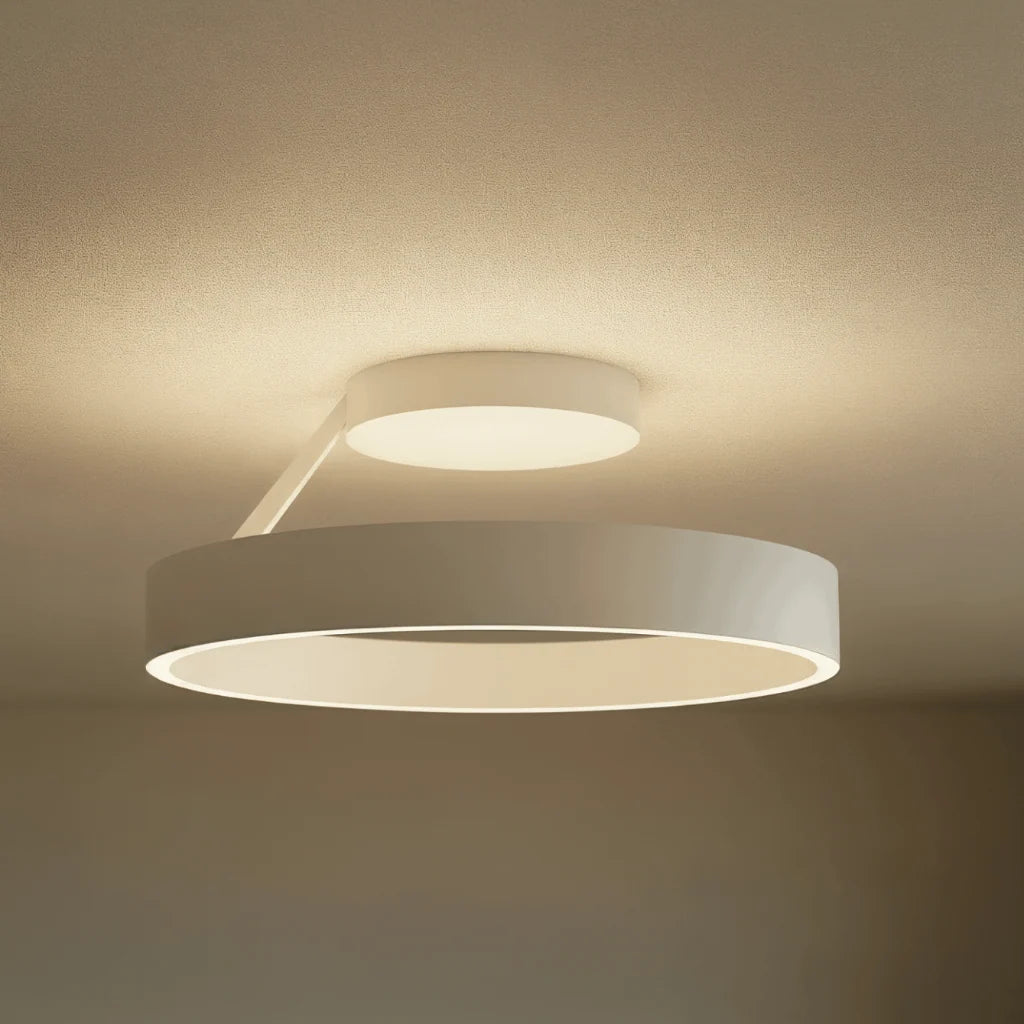 Flush Ceiling Light Integrated LED & Warm Light
