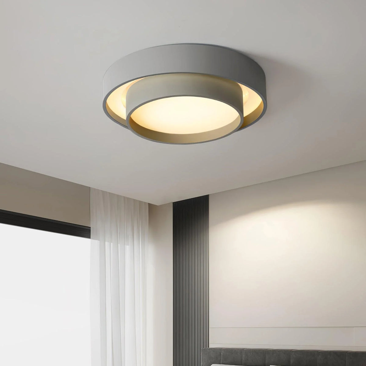 Flush Ceiling Light Slim Disc Integrated LED