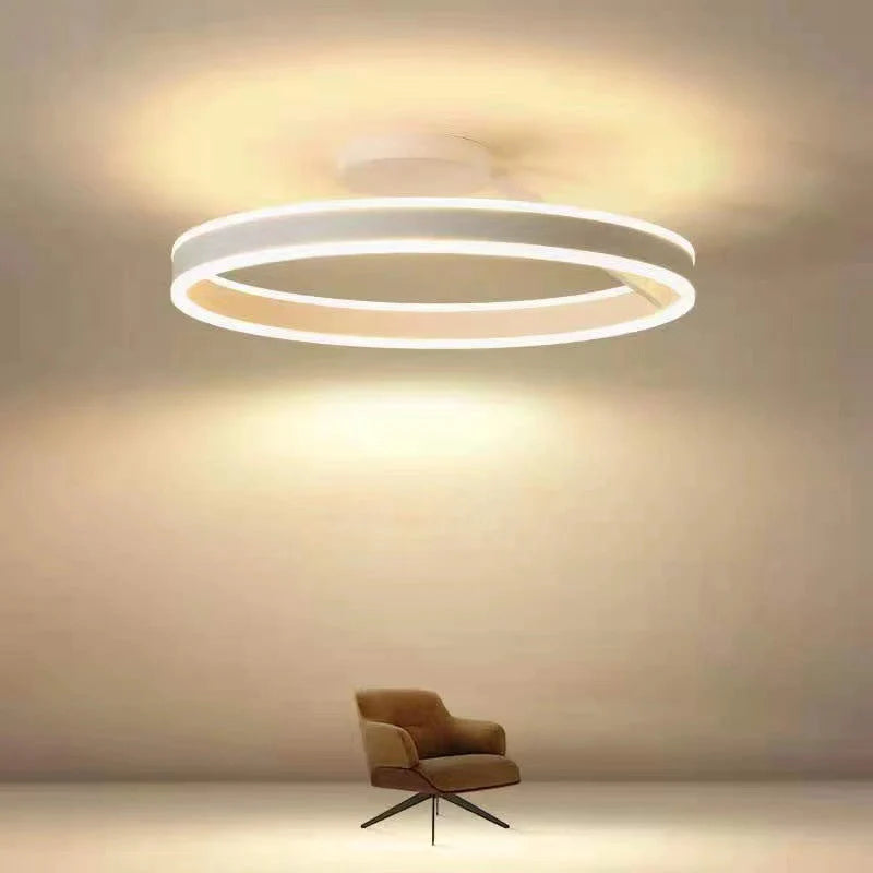 Flush Mount Ceiling Light Dimmable LED With Remote Control