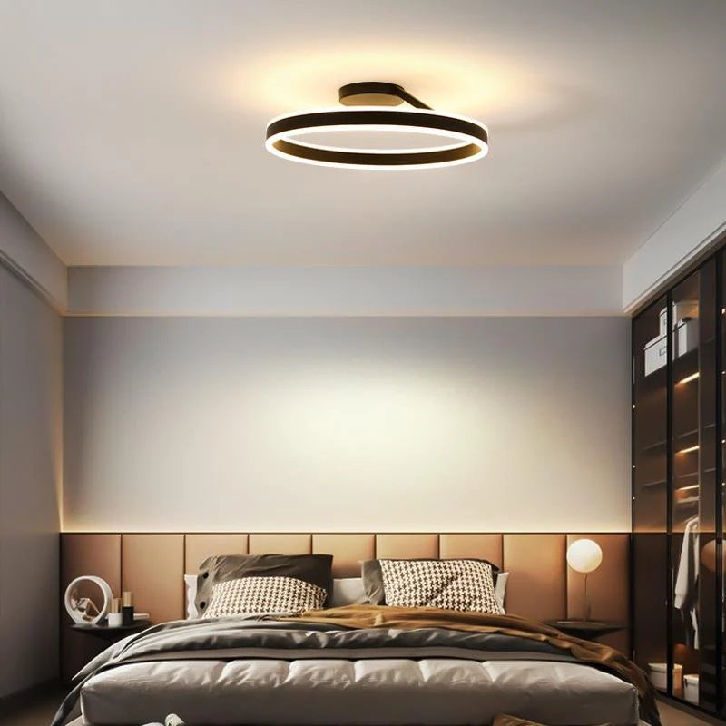 Flush Mount Ceiling Light Dimmable LED With Remote Control