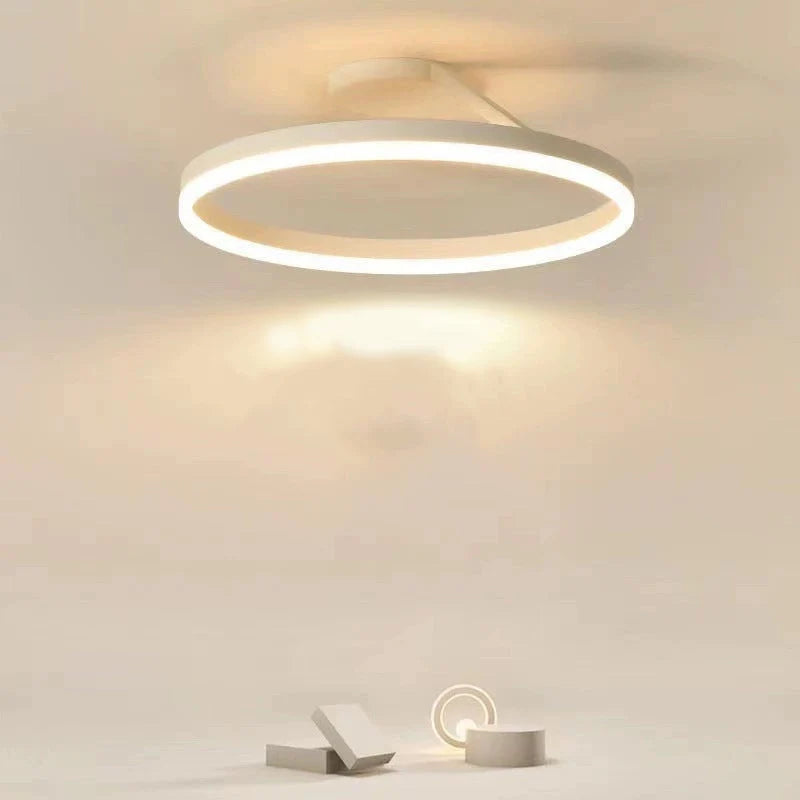 Flush Mount Ceiling Light Dimmable LED With Remote Control