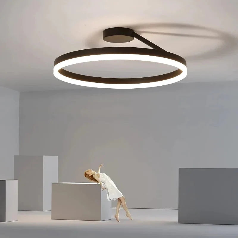 Flush Mount Ceiling Light Dimmable LED With Remote Control
