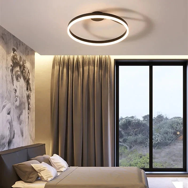 Flush Mount Ceiling Light Dimmable LED With Remote Control