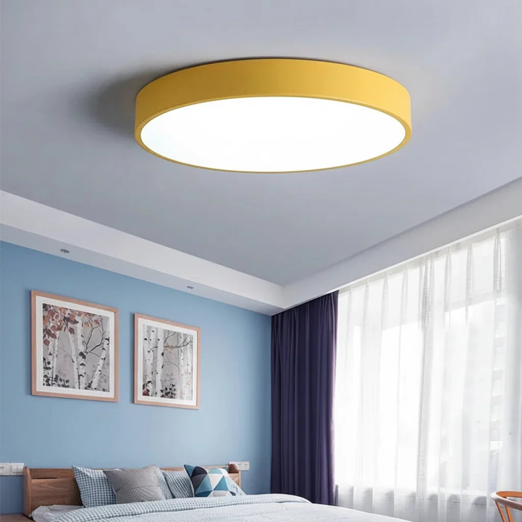 Flush Mount Ceiling Light Integrated LED Acrylic Diffuser