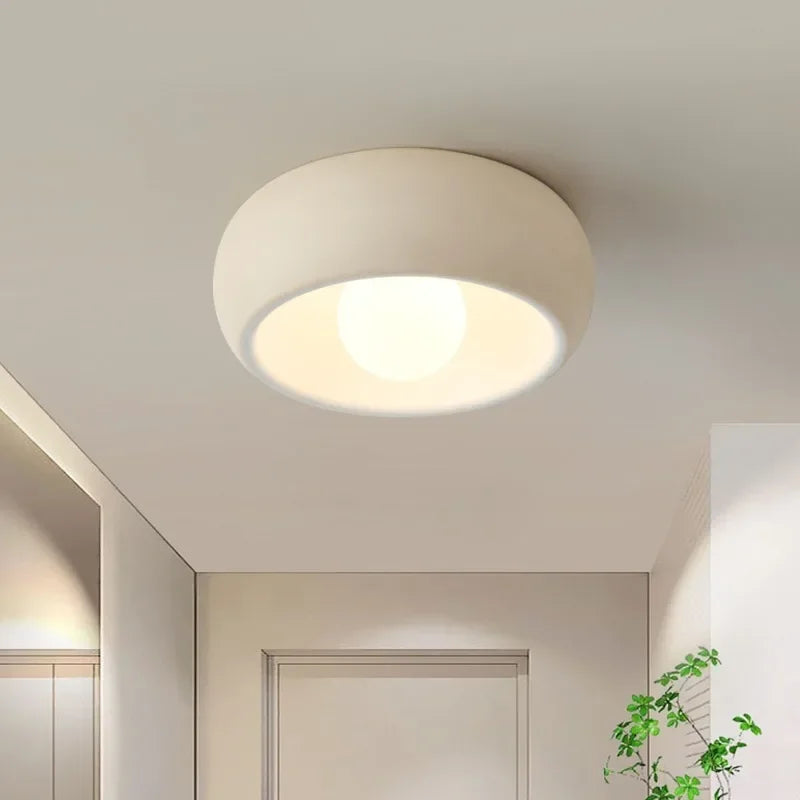 Flush-Mount Ceiling Light Integrated LED No Visible Fixings