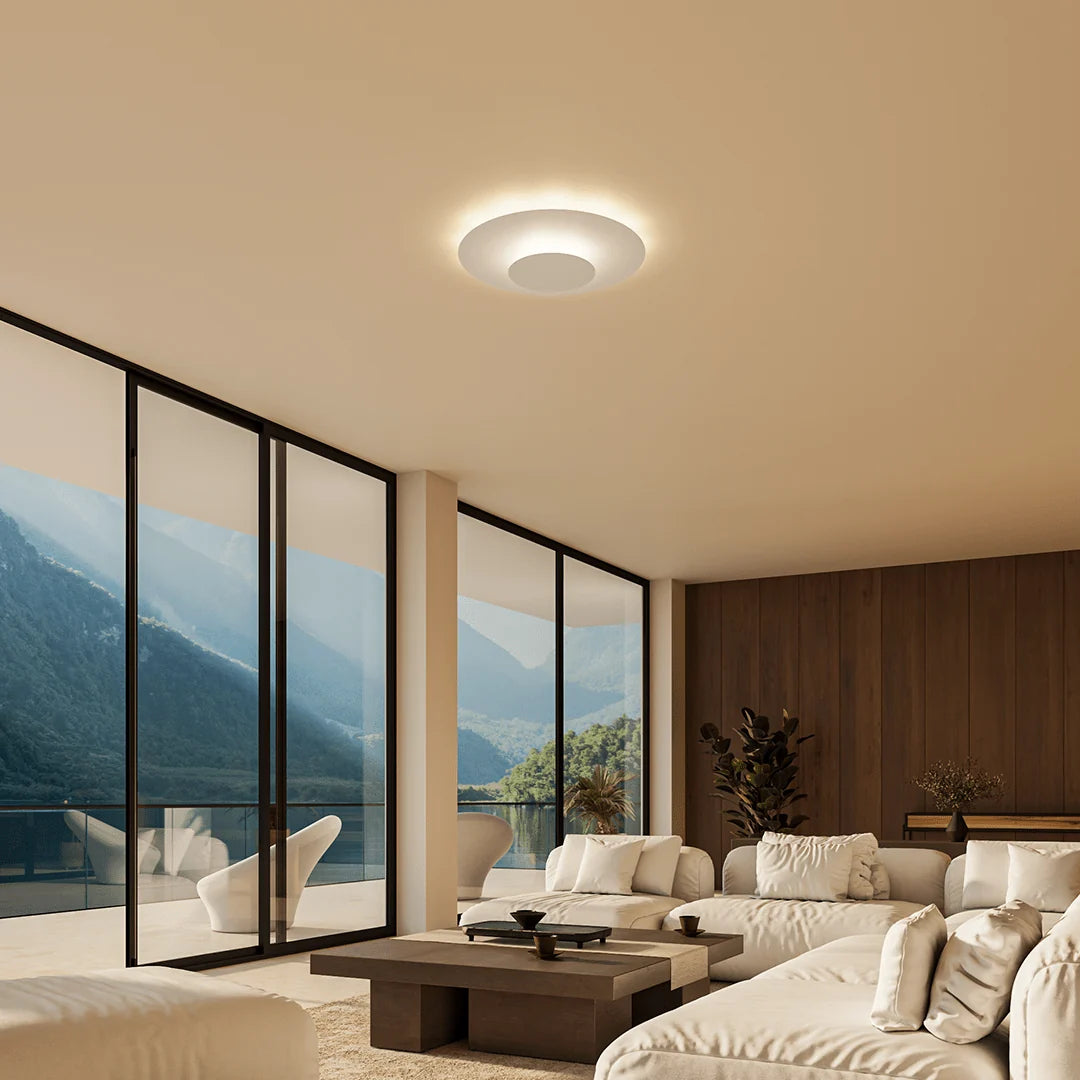 Flush Mount Ceiling Light Integrated LED Wide Diffuser