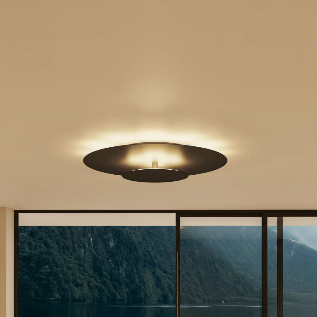 Flush Mount Ceiling Light Integrated LED Wide Diffuser