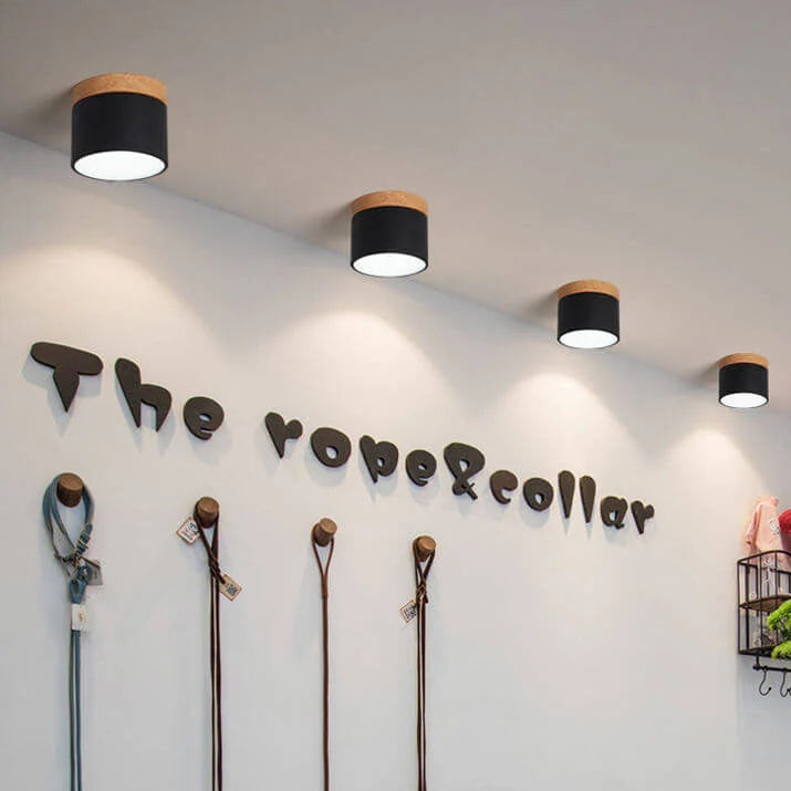 Flush-Mount Ceiling Light Low-Profile Integrated LED 3 Color Temps