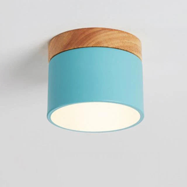 Flush-Mount Ceiling Light Low-Profile Integrated LED 3 Color Temps