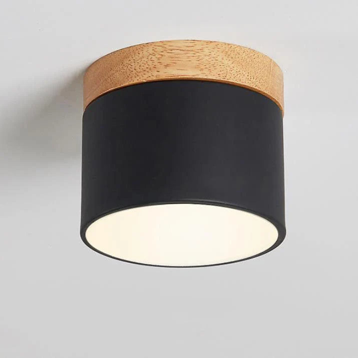 Flush-Mount Ceiling Light Low-Profile Integrated LED 3 Color Temps