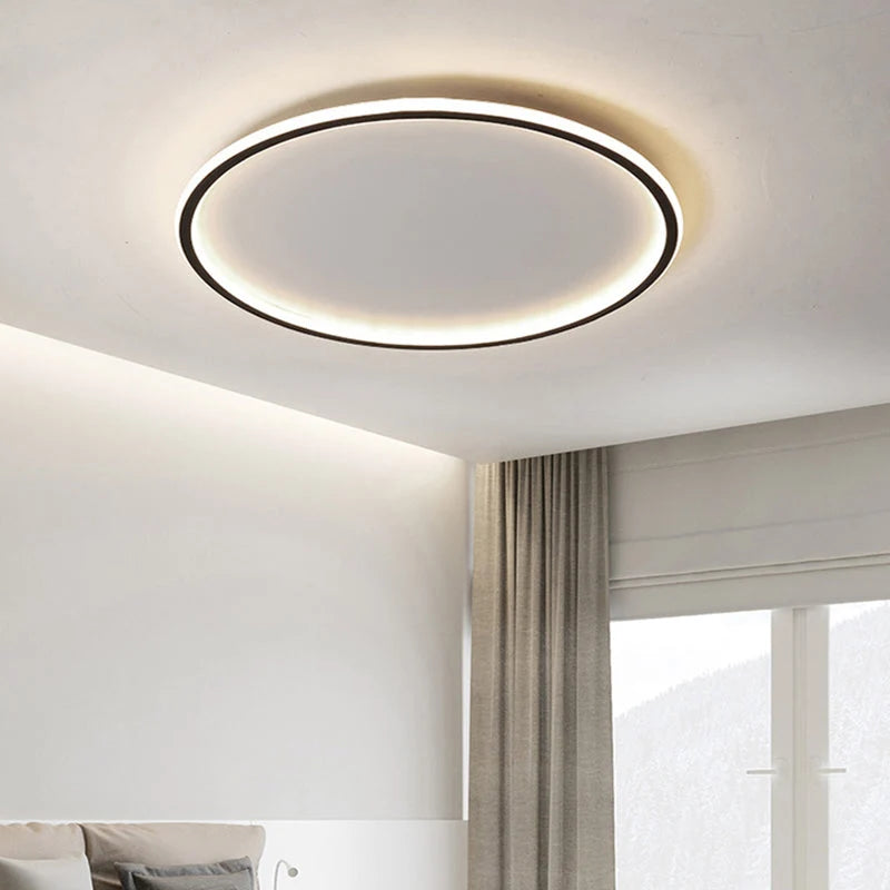 Flush Mount Ceiling Light Slim Disc Integrated LED