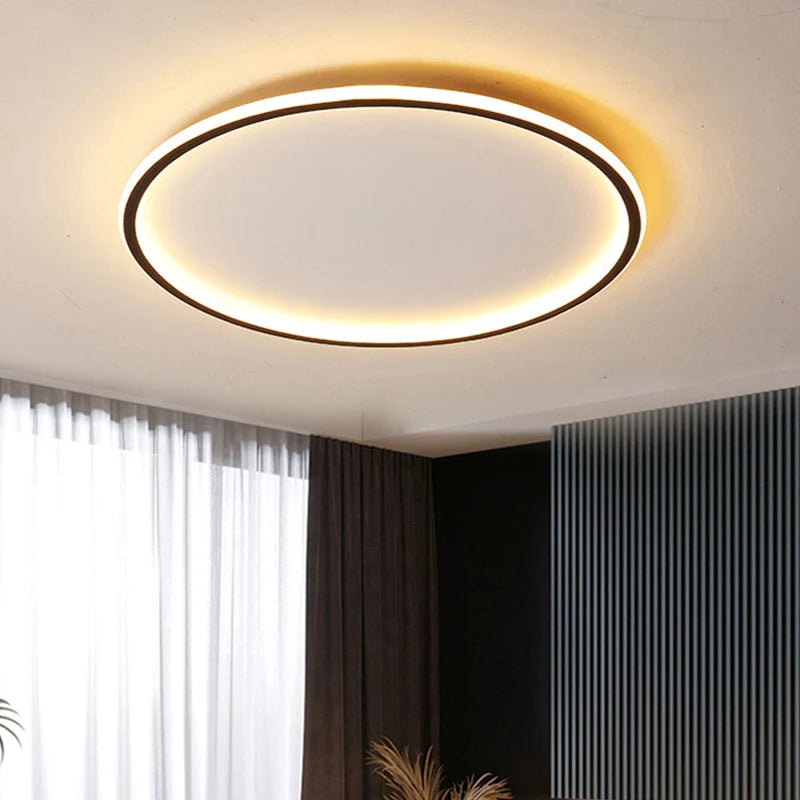 Flush Mount Ceiling Light Slim Disc Integrated LED