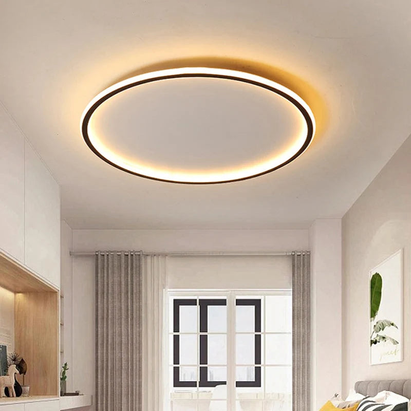Flush Mount Ceiling Light Slim Disc Integrated LED