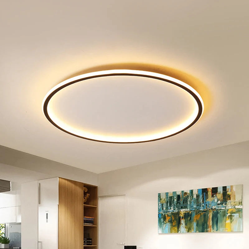 Flush Mount Ceiling Light Slim Disc Integrated LED