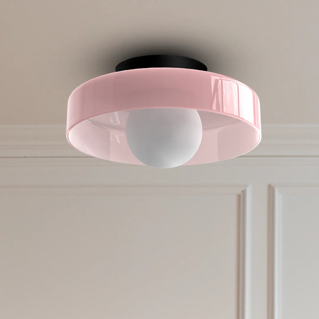 Flush Mount Ceiling Light Slim Warm LED Six Finishes