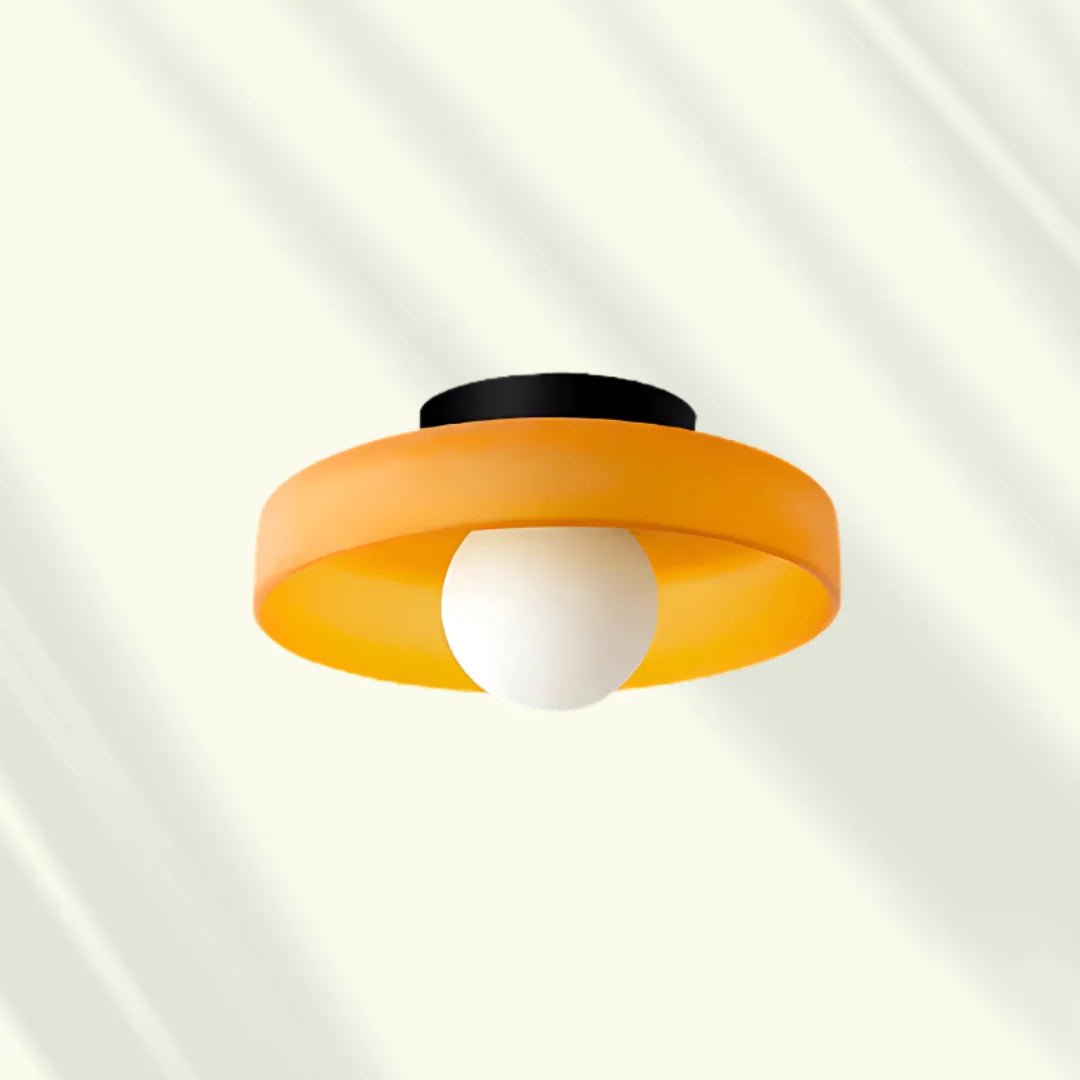 Flush Mount Ceiling Light Slim Warm LED Six Finishes