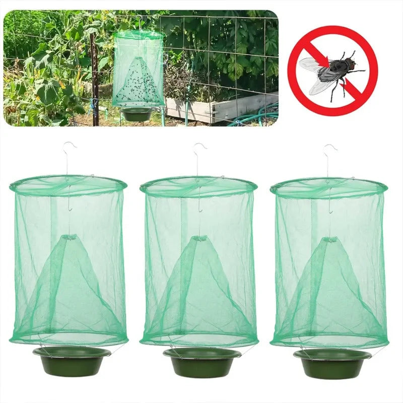 Fly Trap Foldable Reusable Bait-Compatible