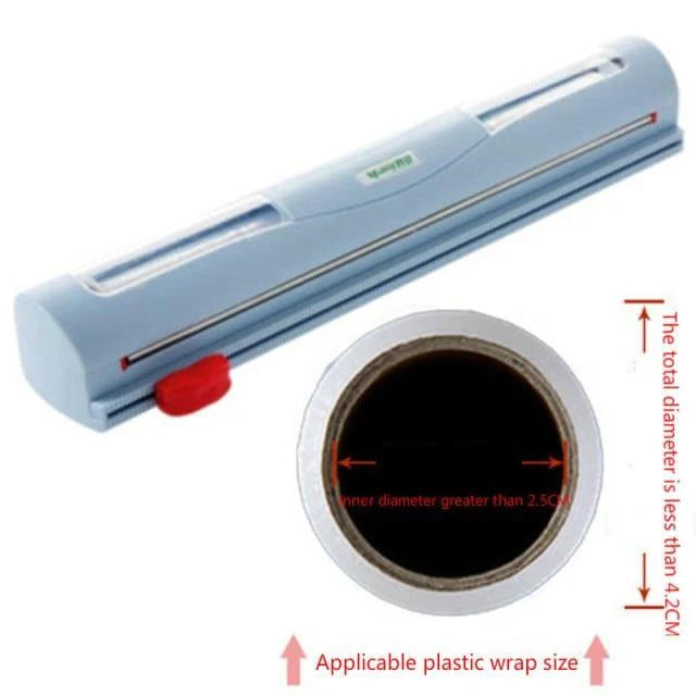 Foil & Cling Film Dispenser Magnetic Two-Way Cutter
