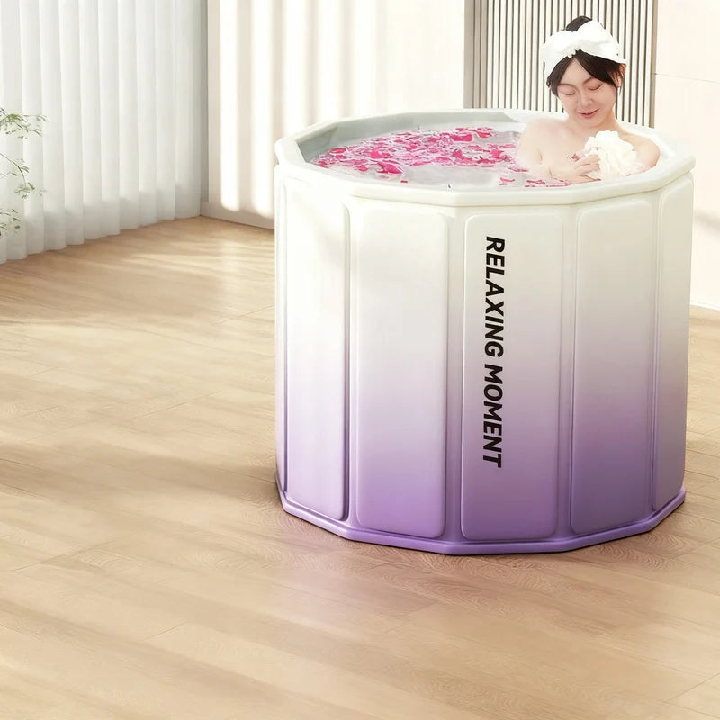 Foldable Bathtub PVC Portable Space-Saving