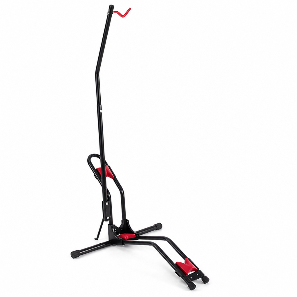 Foldable Steel Front-Wheel Clamp Bike Stand