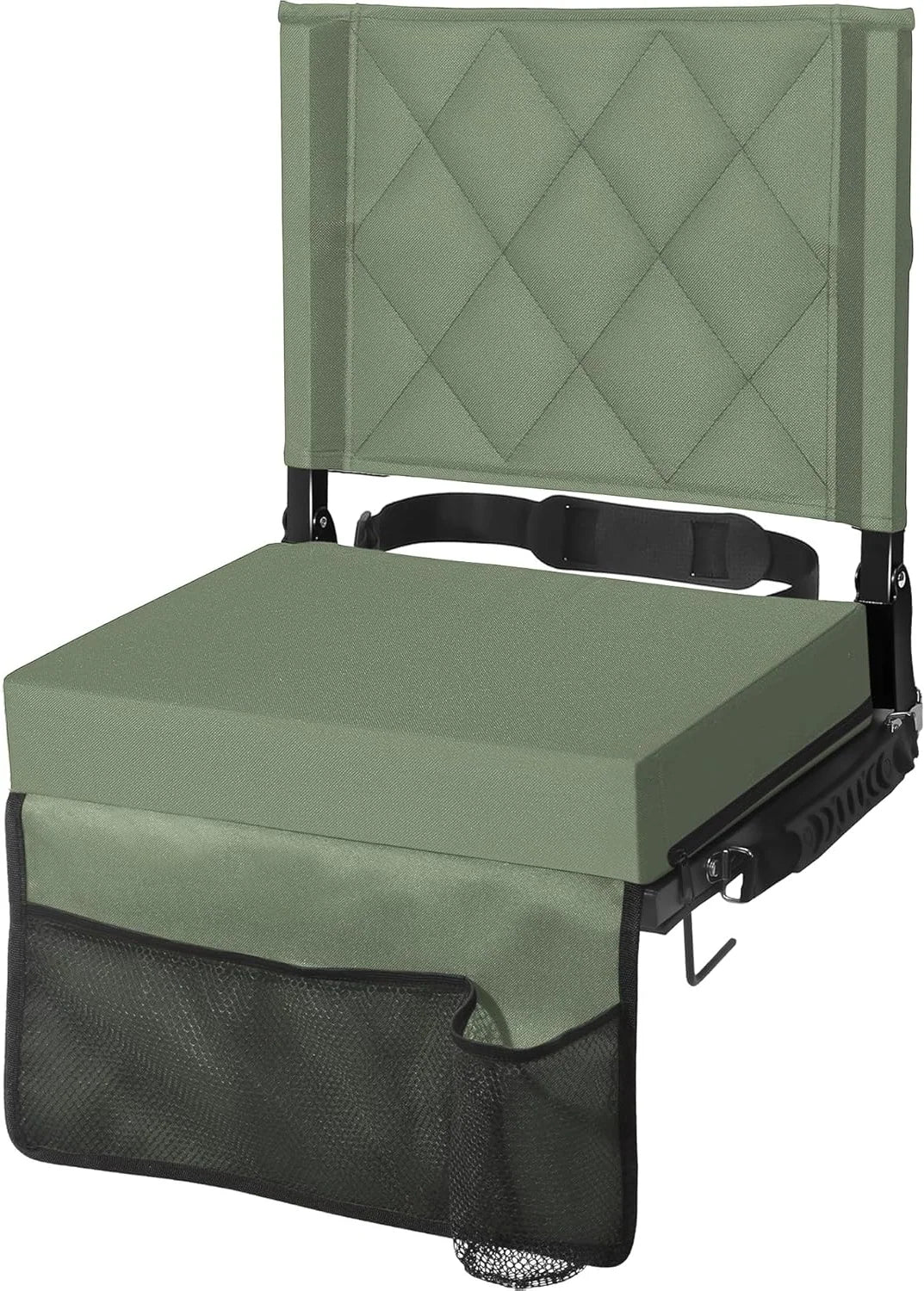Folding Bleacher Seat Angled Back Non-Slip Base