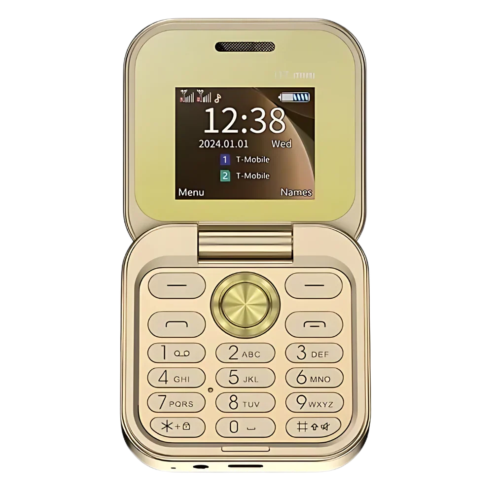 Folding Cell Phone Dual Nano SIM All Day Battery