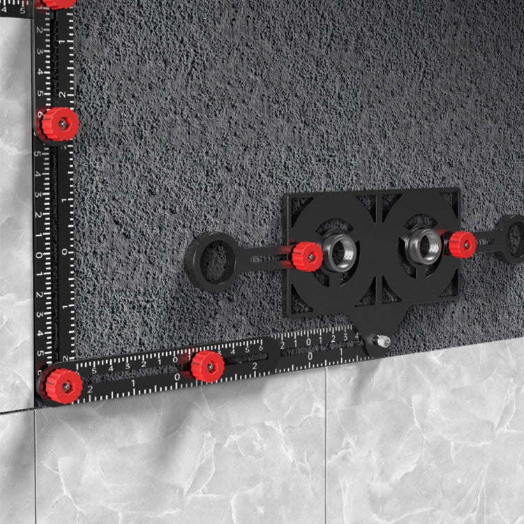 Folding Ruler Aluminum Alloy Locking Hinged Sections