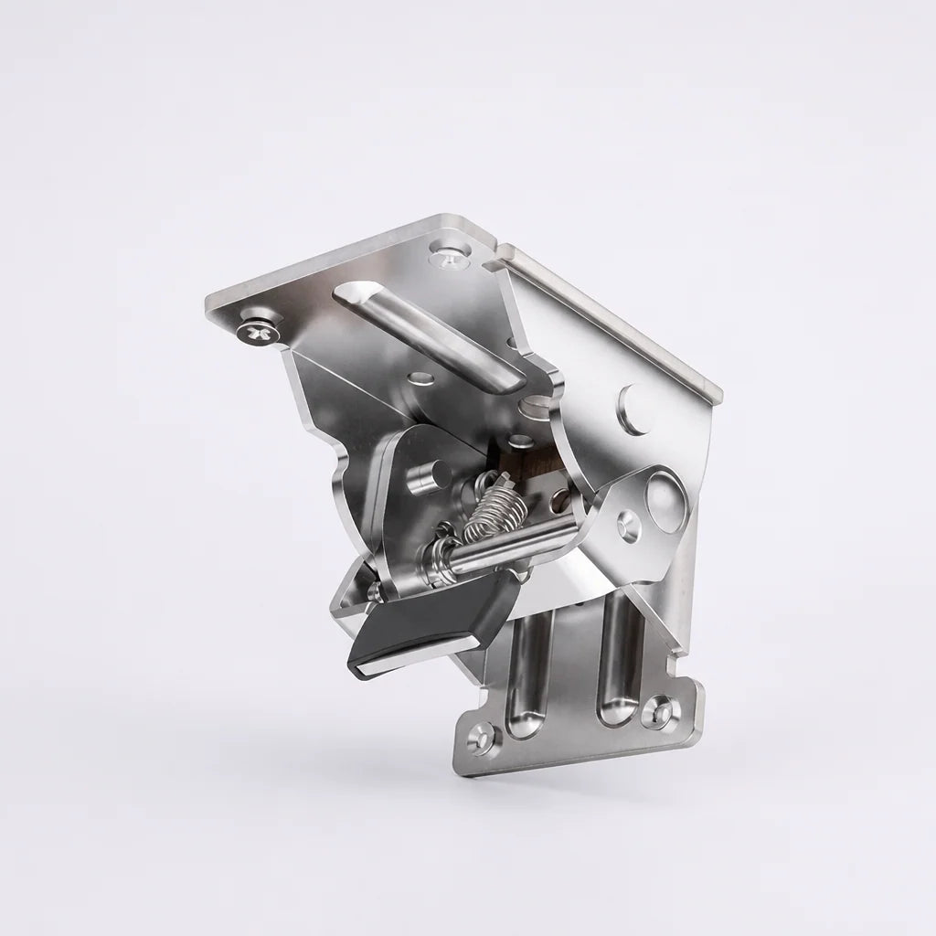 Folding Table Leg Bracket Steel Self-Locking 500 Lb Capacity