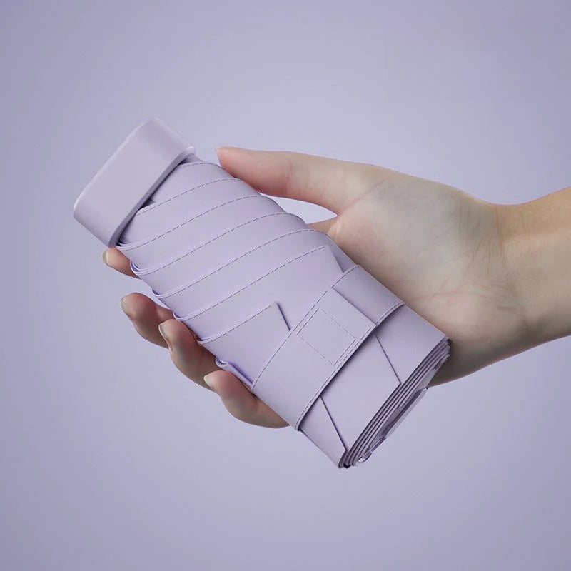 Folding Umbrella Compact Wind-Resistant Water-Repellent Canopy