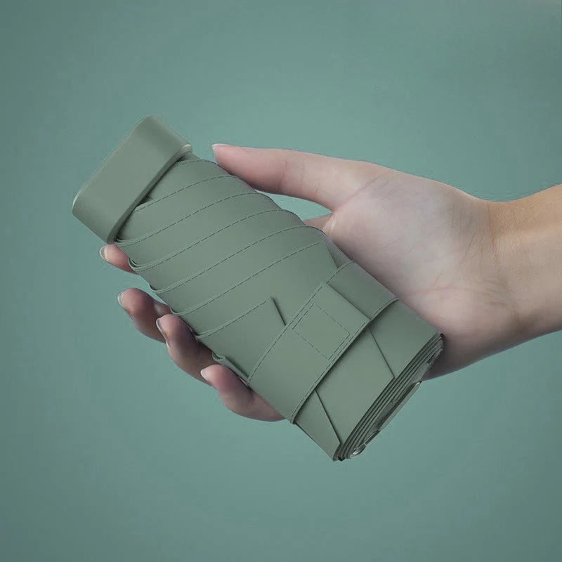 Folding Umbrella Compact Wind-Resistant Water-Repellent Canopy