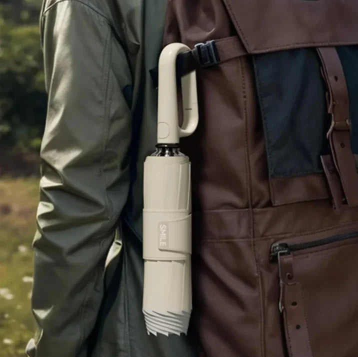 Folding Umbrella One-Button Wind-Resistant Reflective Trim