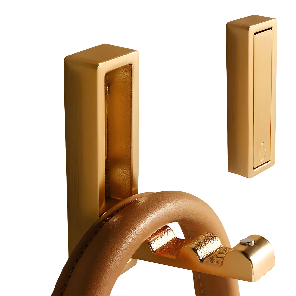 Folding Wall Hook Aluminum Adhesive-Mount Space-Saving Design