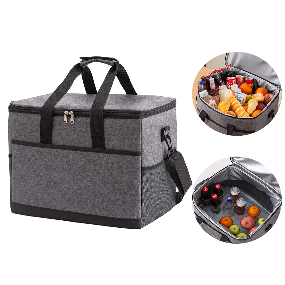 Food Carrier Insulated Hot & Cold Adjustable Shoulder Strap