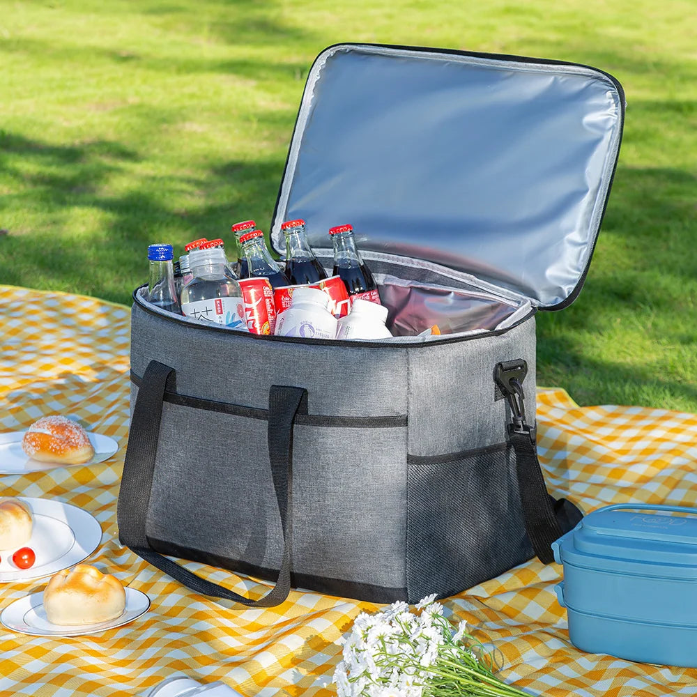 Food Carrier Insulated Hot & Cold Adjustable Shoulder Strap