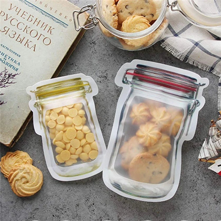 Food Storage Bags Zip-Top Closure 150ml Capacity
