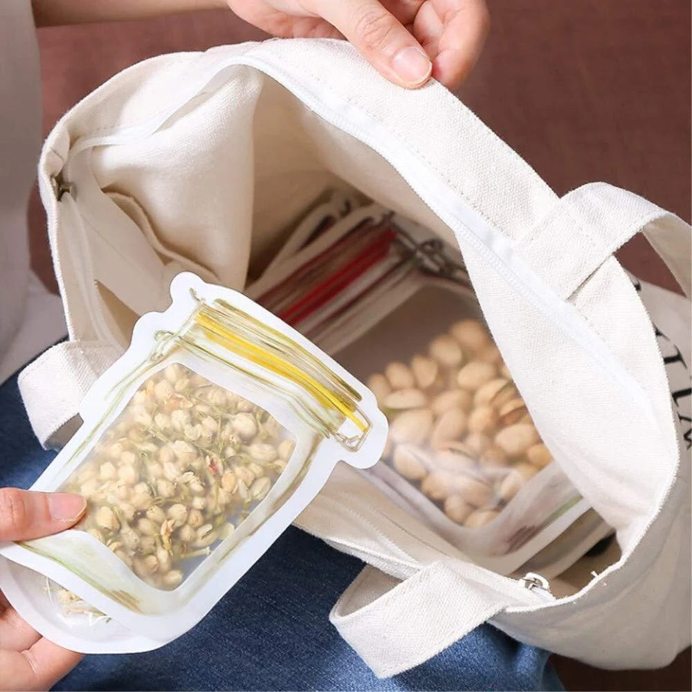 Food Storage Bags Zip-Top Closure 150ml Capacity