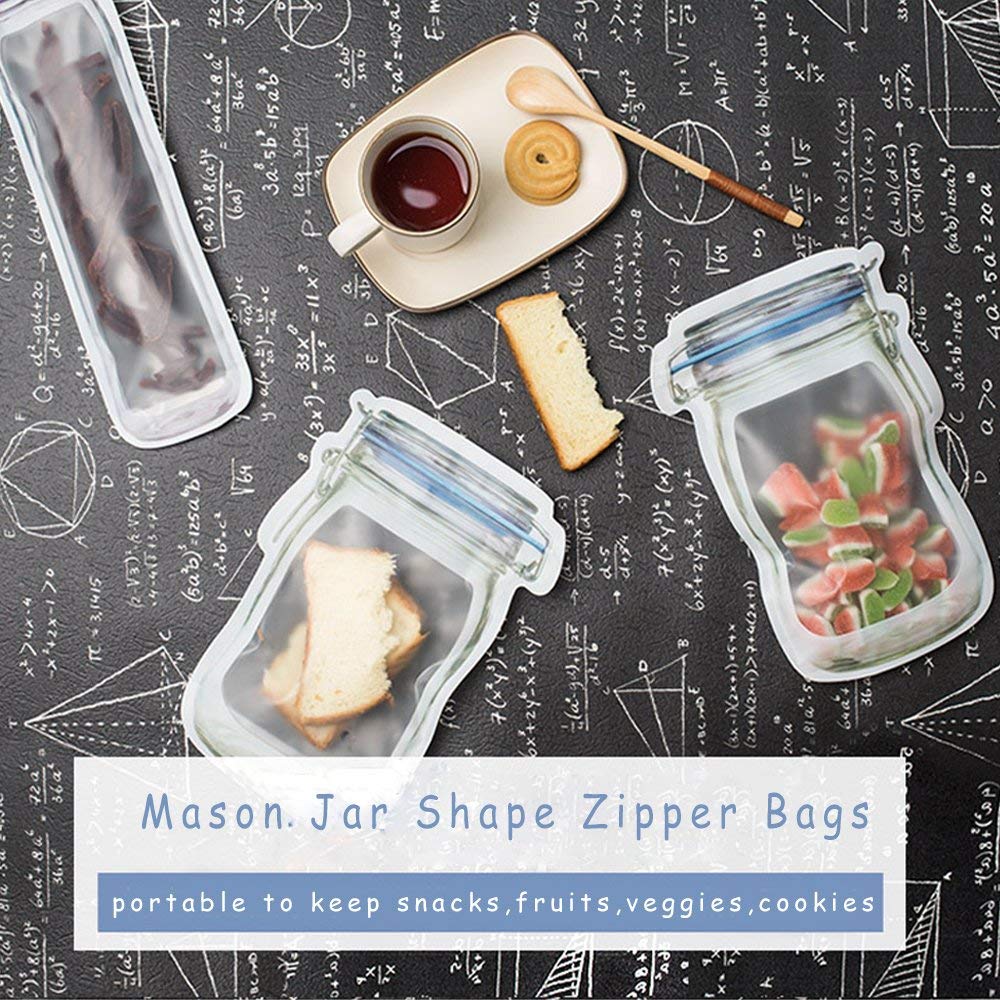 Food Storage Bags Zip-Top Closure 150ml Capacity