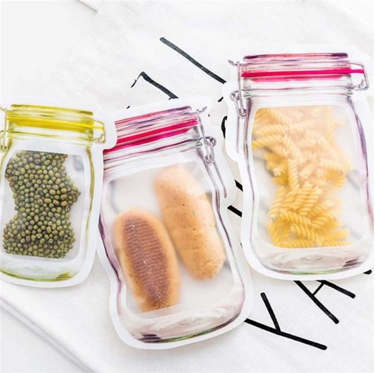 Food Storage Bags Zip-Top Closure 150ml Capacity