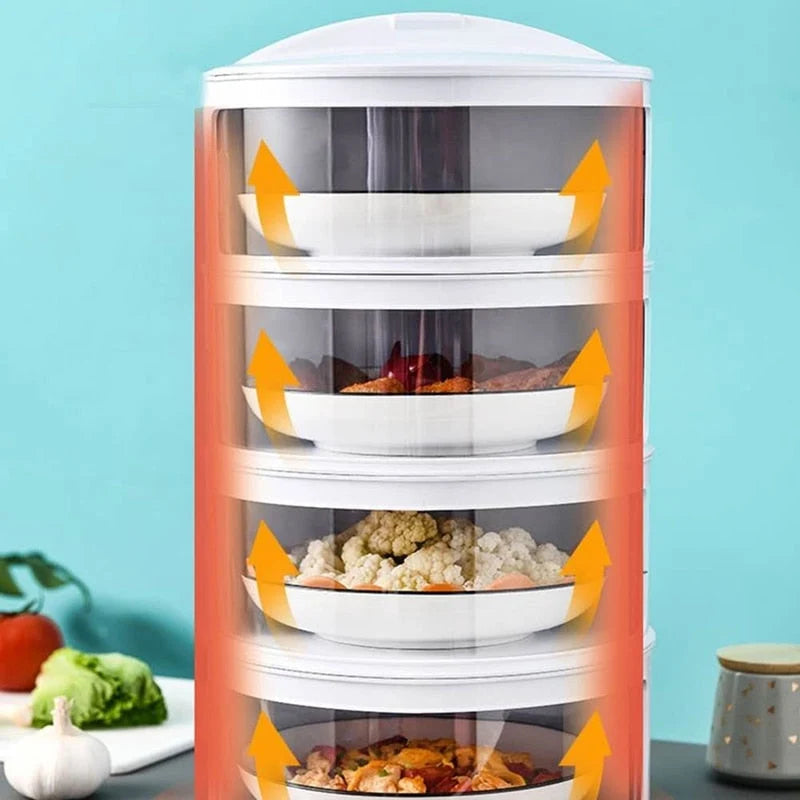 Food Storage Container Stackable Transparent Dry Goods Organizer