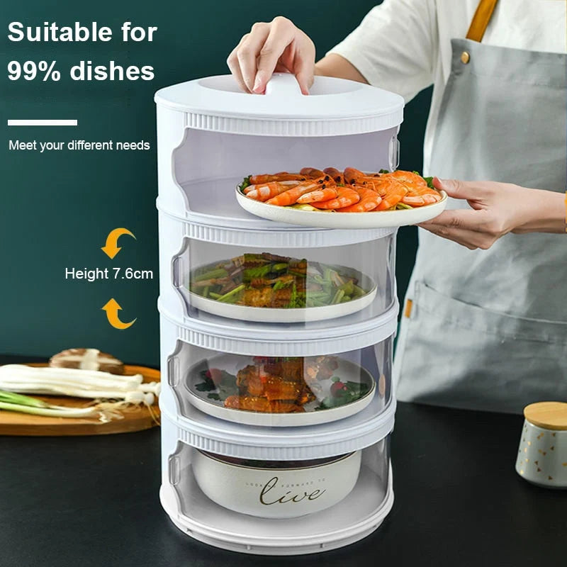 Food Storage Container Stackable Transparent Dry Goods Organizer
