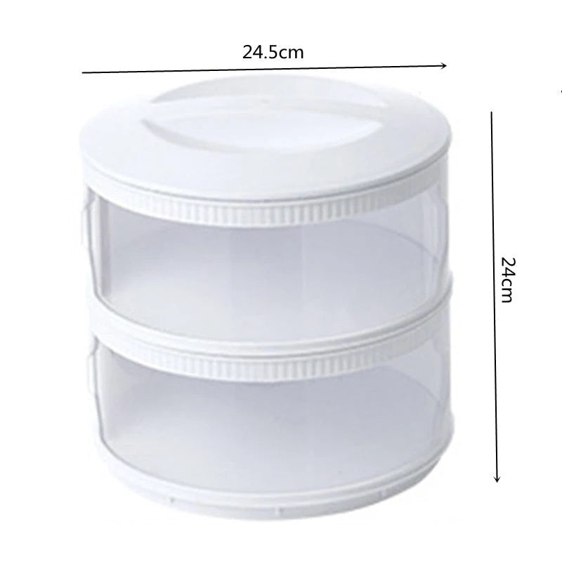 Food Storage Container Stackable Transparent Dry Goods Organizer