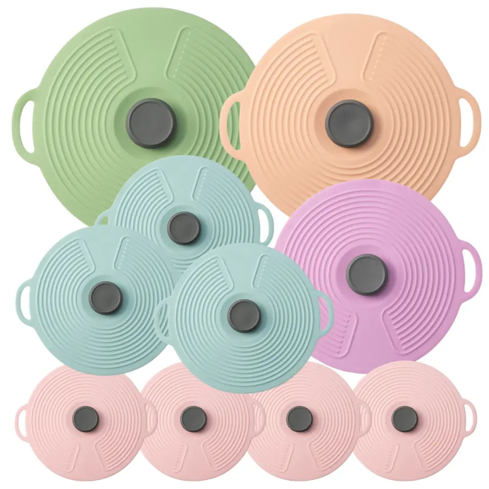 Food Storage Lids Silicone Stretch-Fit Reusable