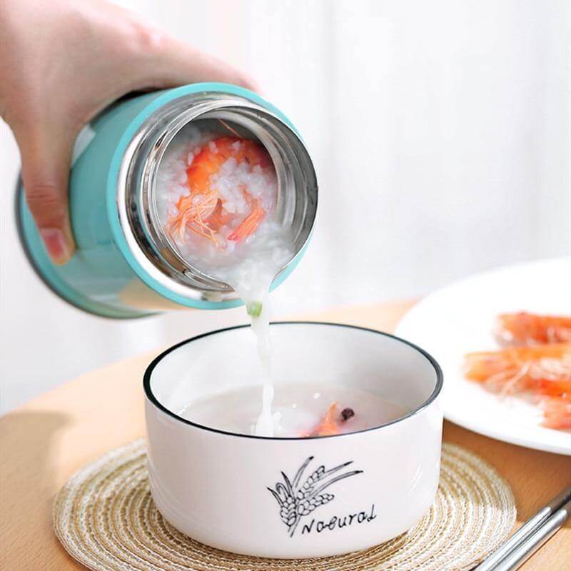 Food Thermos Stainless Steel Double-Wall Vacuum Insulated