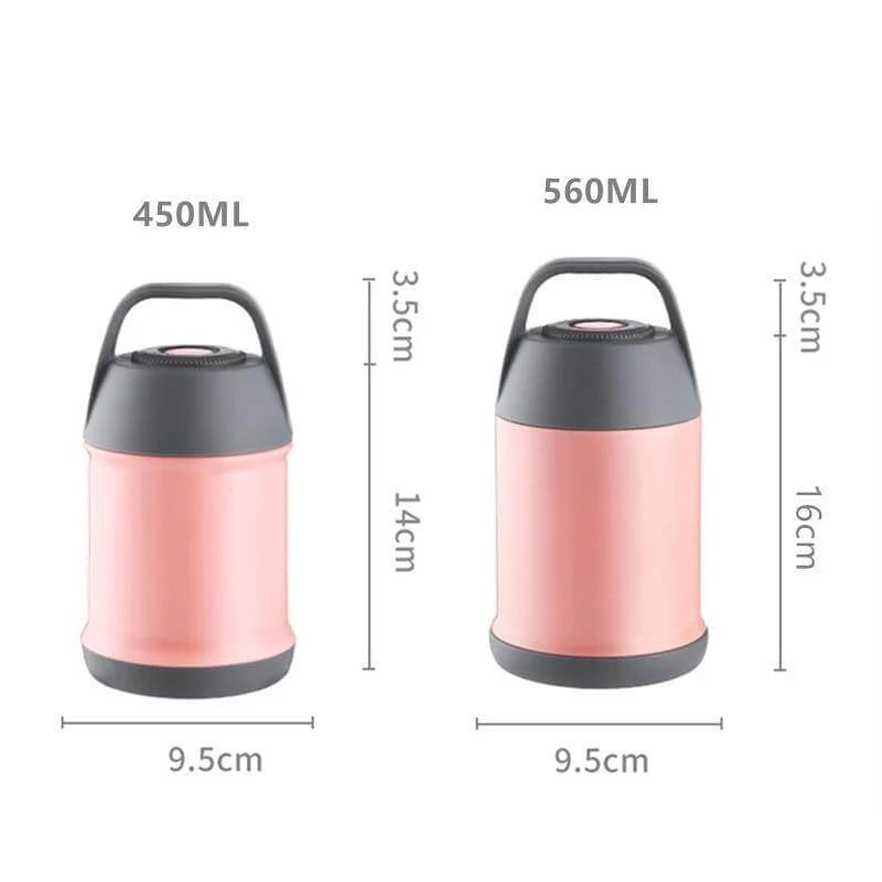 Food Thermos Stainless Steel Double-Wall Vacuum Insulated