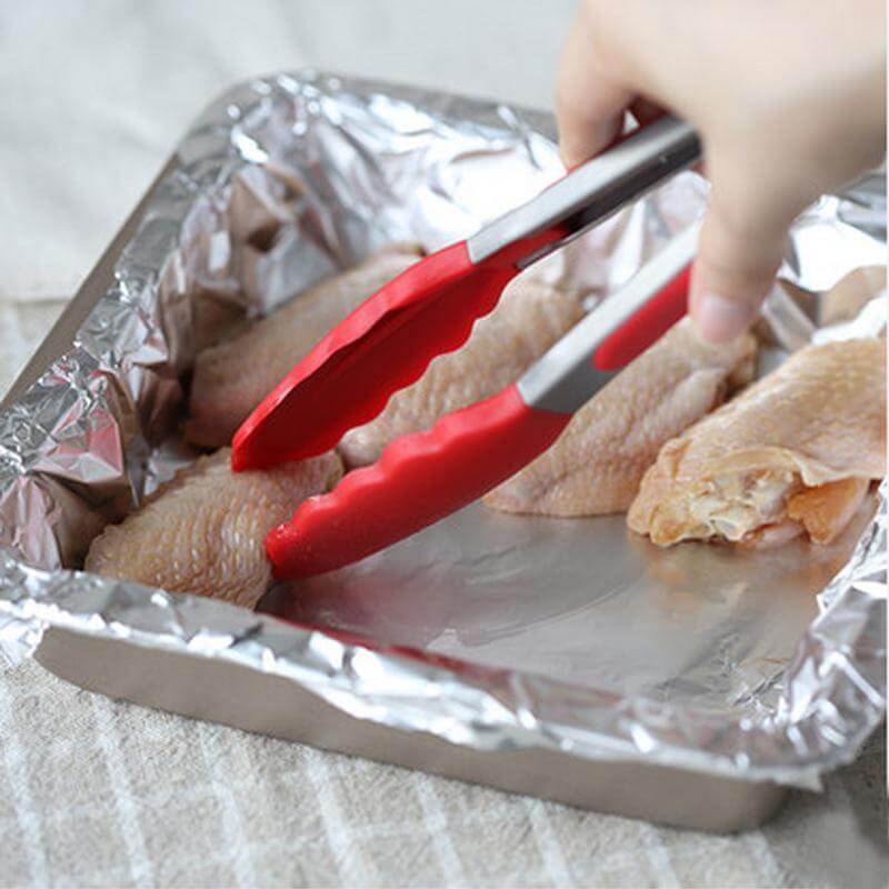 Food Tongs Silicone Mini 9 And 12 Inch Lengths