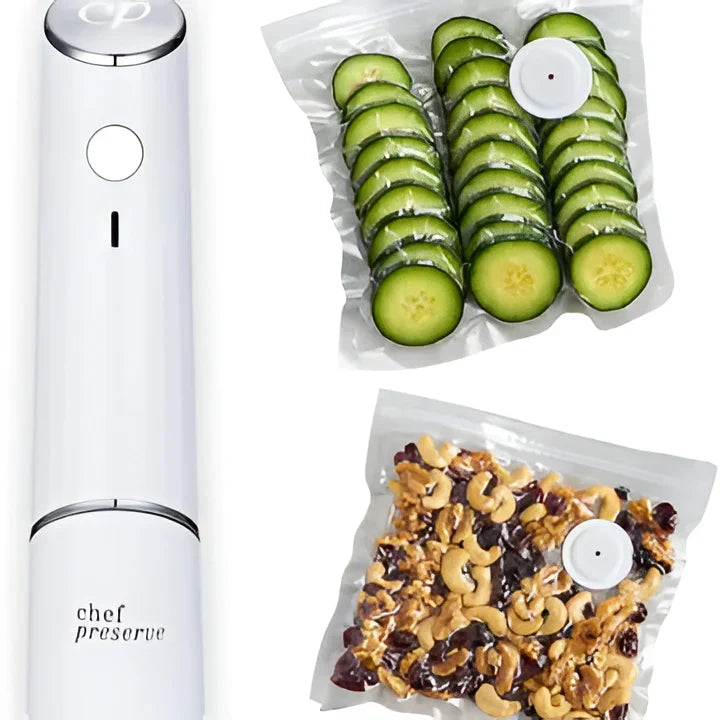 Food Vacuum Sealer Cordless Rechargeable One Touch