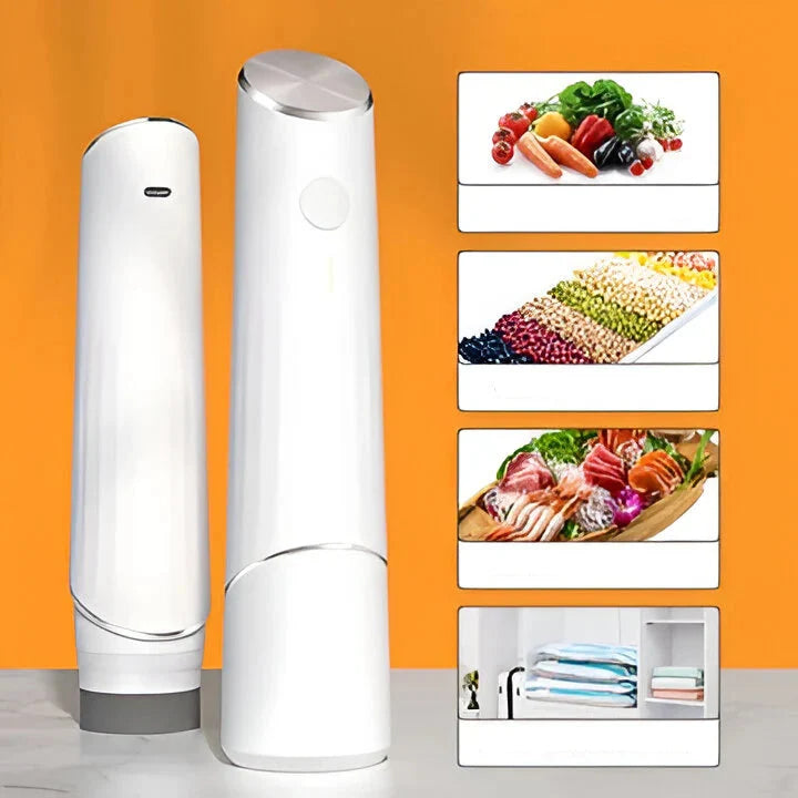 Food Vacuum Sealer Cordless Rechargeable One Touch