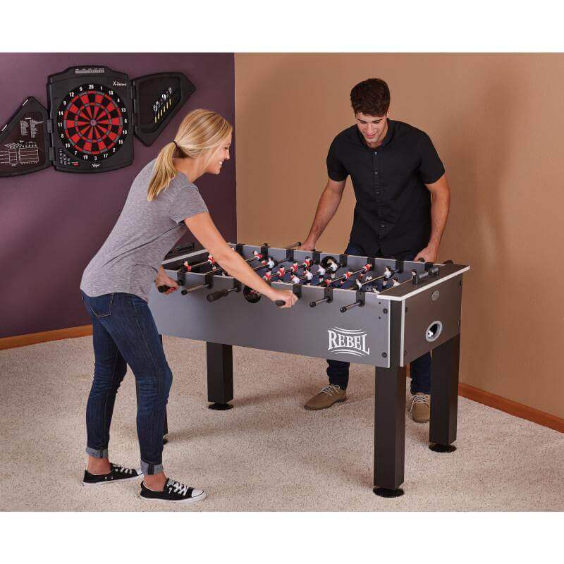 Foosball Table Quick-Snap Rods Solid Wood Walls